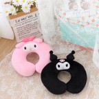 Cartoon color U-shaped neck pillow memory foam