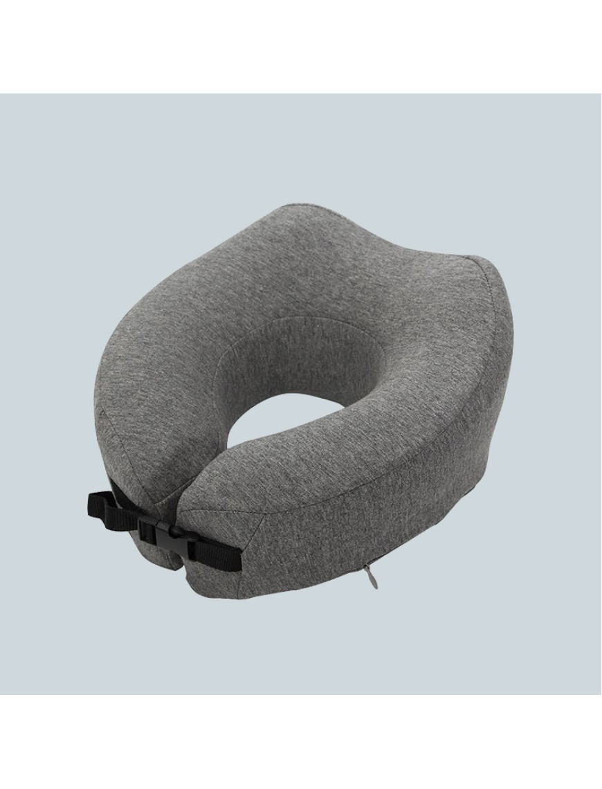 Memory foam portable pillow with memory function