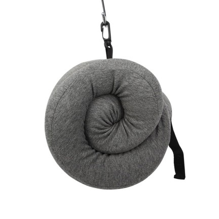 Memory foam portable pillow with memory function