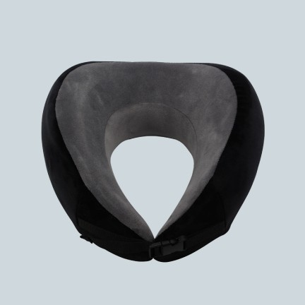 Soft ergonomic memory foam neck pillow
