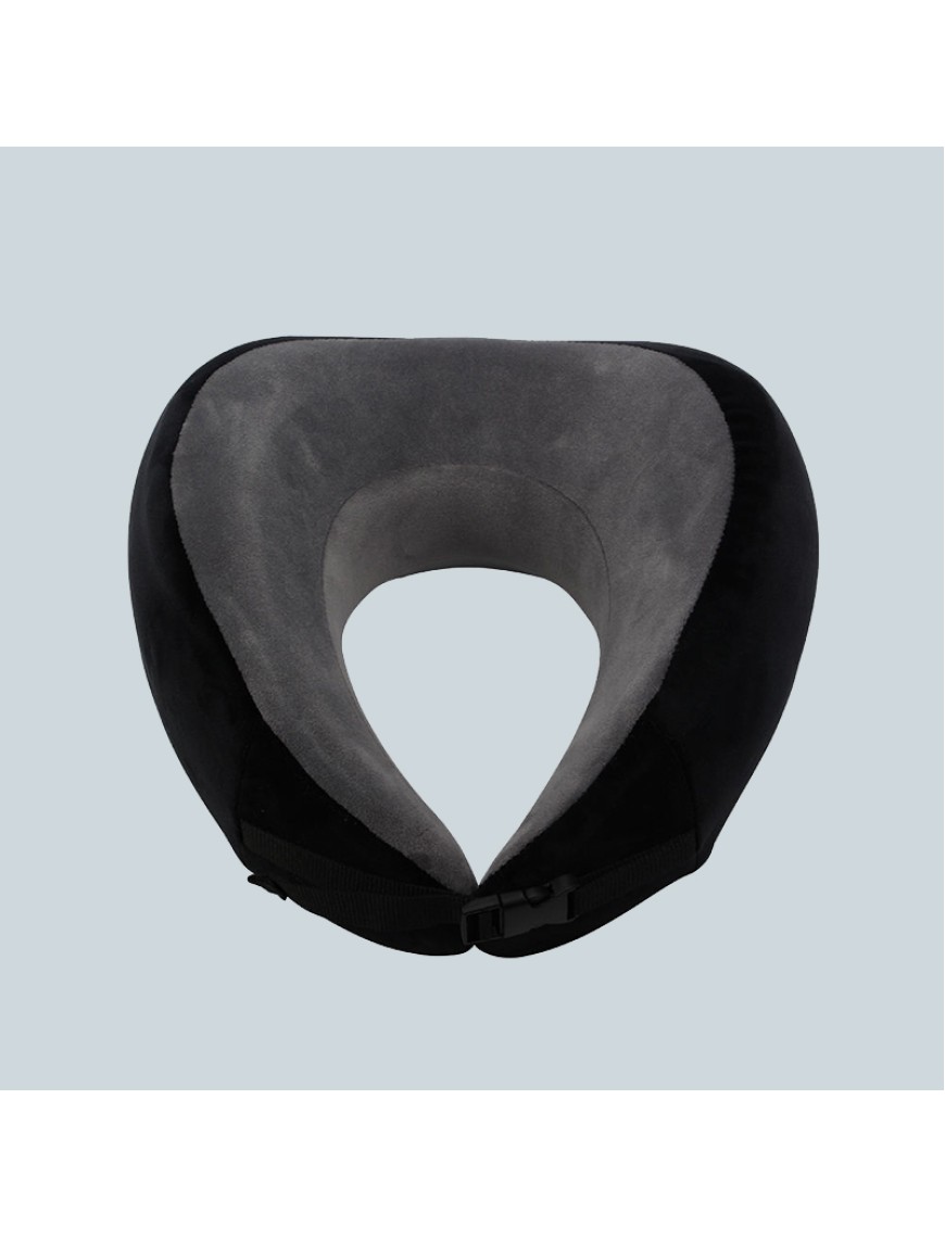 Soft ergonomic memory foam neck pillow